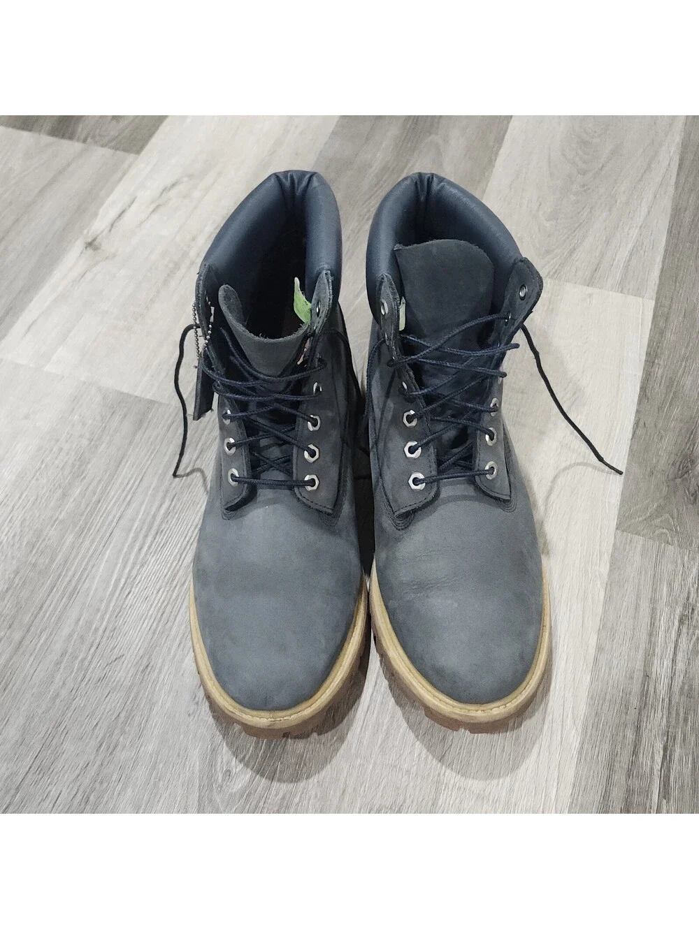 Timberland 6 Inch Premium Dark Blue Gum Boot Waterproof Combat Mens 13